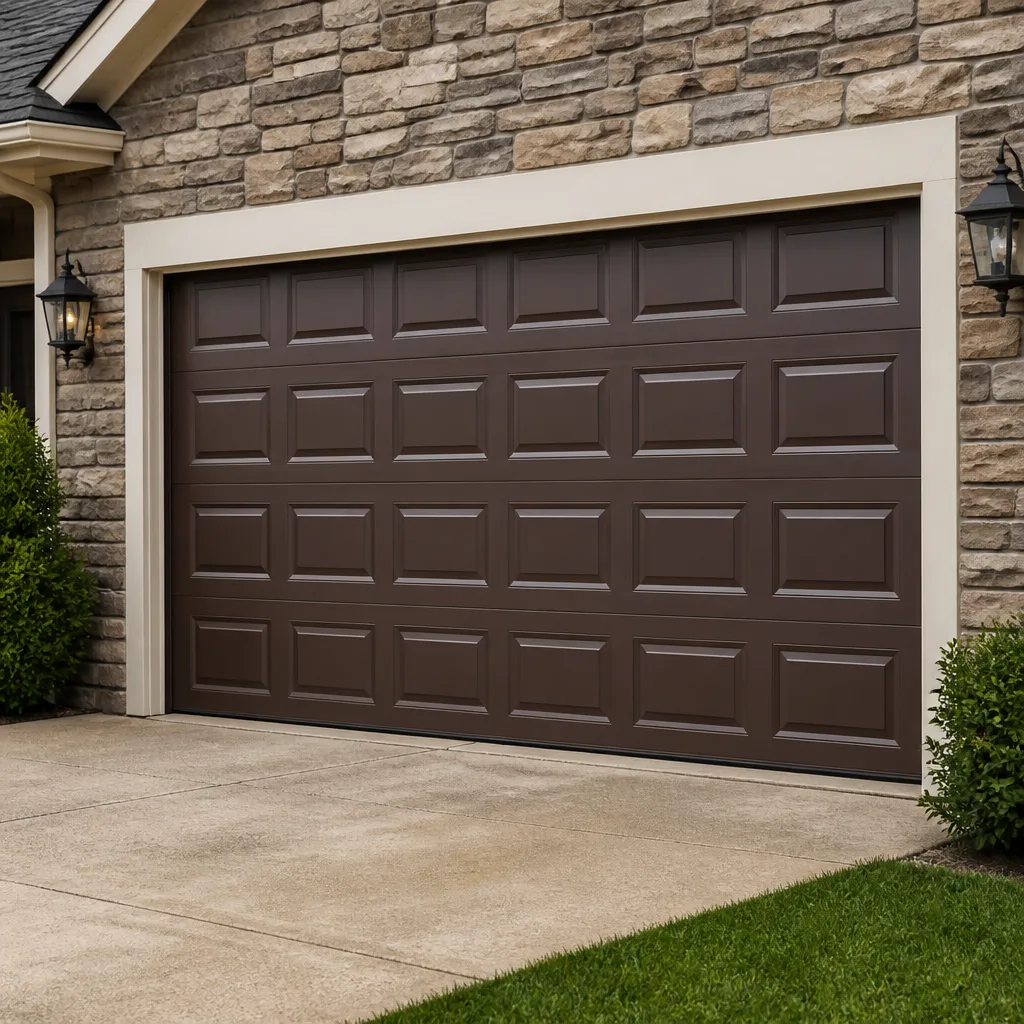 Raised-panel steel